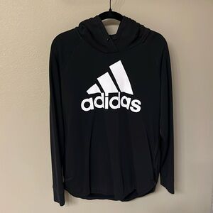 Women’s Adidas Black and White hoodie